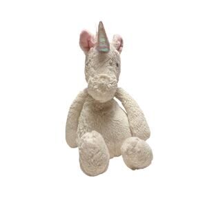Jellycat Bashful Unicorn Plush White Medium 12” Retired Stuffed Animal